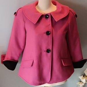 Abbie Mags pink peacoat  NWOT